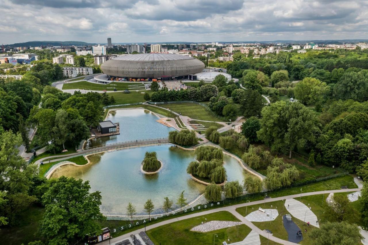 Tauron Arena Apartment With Garage - Krakow Lema Kültér fotó